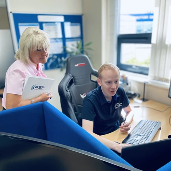 PSP IT's executive assistant discussing a Legacy Support and Modernisation with an automated tester