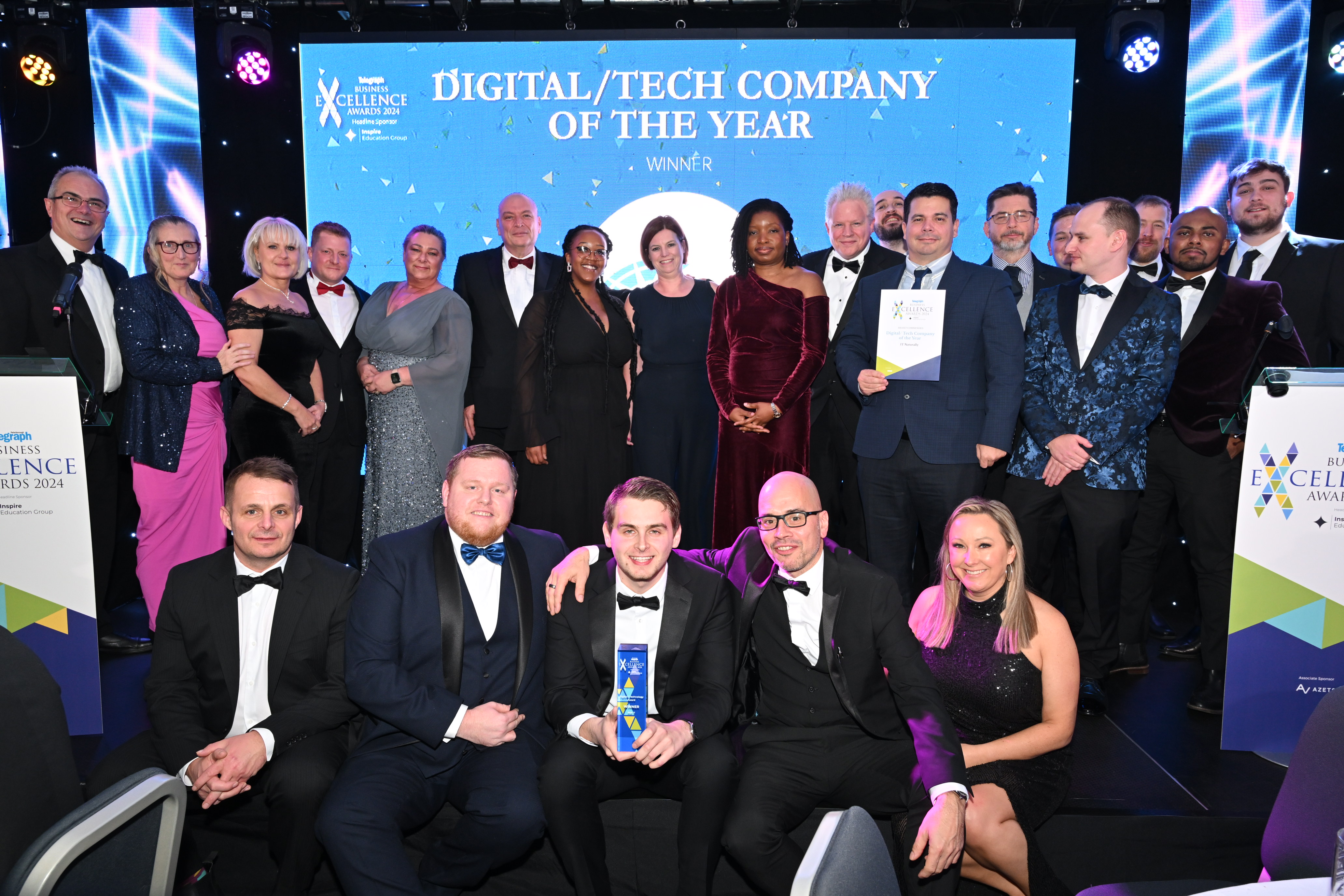 PSP IT wins Digital/Tech Company of the Year at the Peterborough Business Excellence Awards 2024