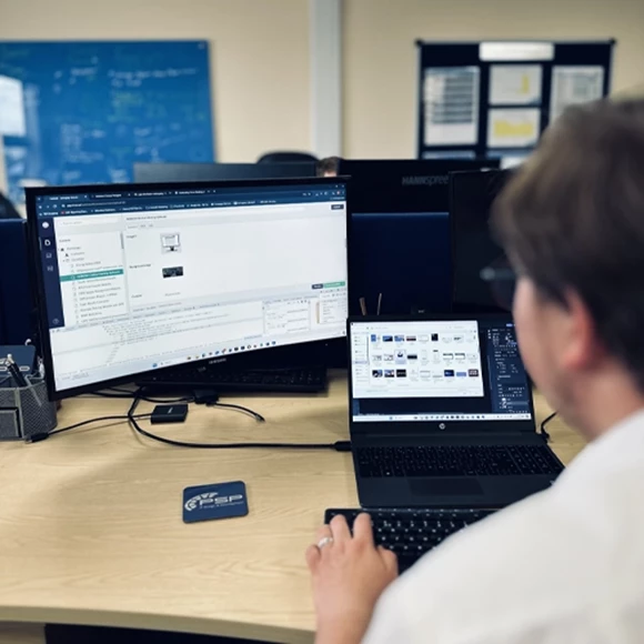 PSP Umbraco web developer customising the CMS in the backend