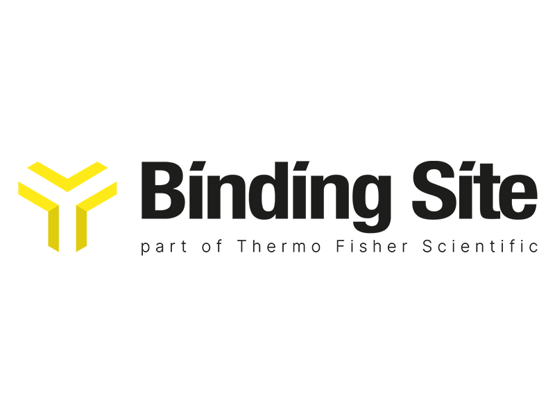 Yellow and black Binding site logo on a clear background
