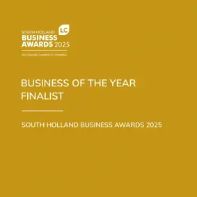 Business of the year award SHBA gold background image