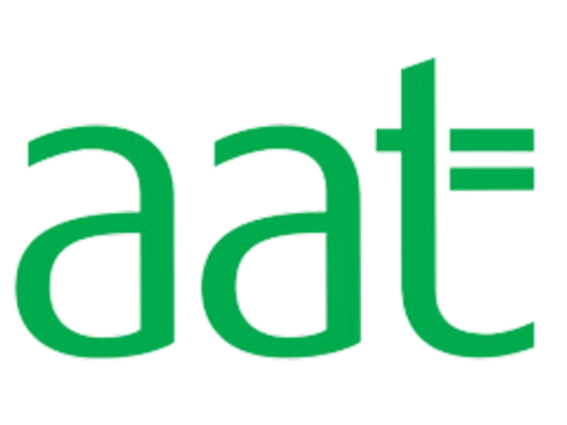 Green AAT logo on a clear background