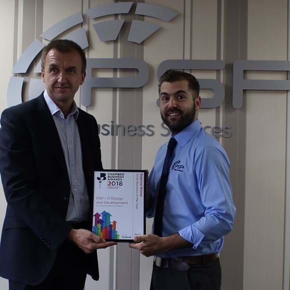 Award Presentation - Regional Small Business of the Year 2018