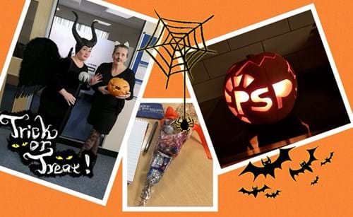 With some of our Staff really getting into the swing of Halloween today  At PSP-IT!
