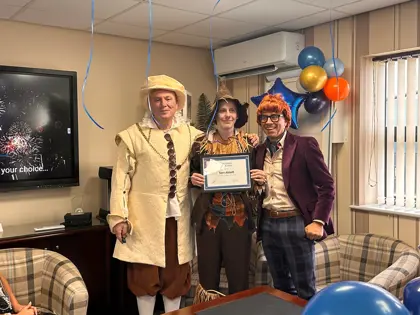 Tom Ablett Wins Best Fancy Dress